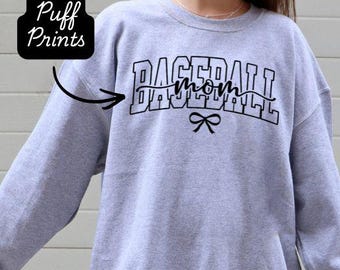 Sudadera con capucha y cuello redondo para mamás beisboleras, sudadera para el día del partido, sudadera con capucha de béisbol, regalos para mamá, camiseta de mamá beisbolera, regalo para ella