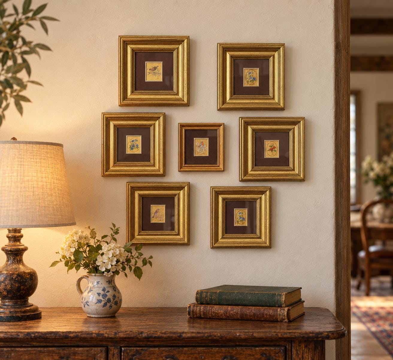 Vintage Italian Gold Leaf Art - Etsy