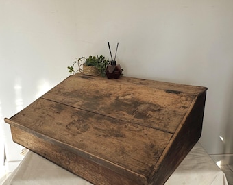 vintage wooden writing desk
