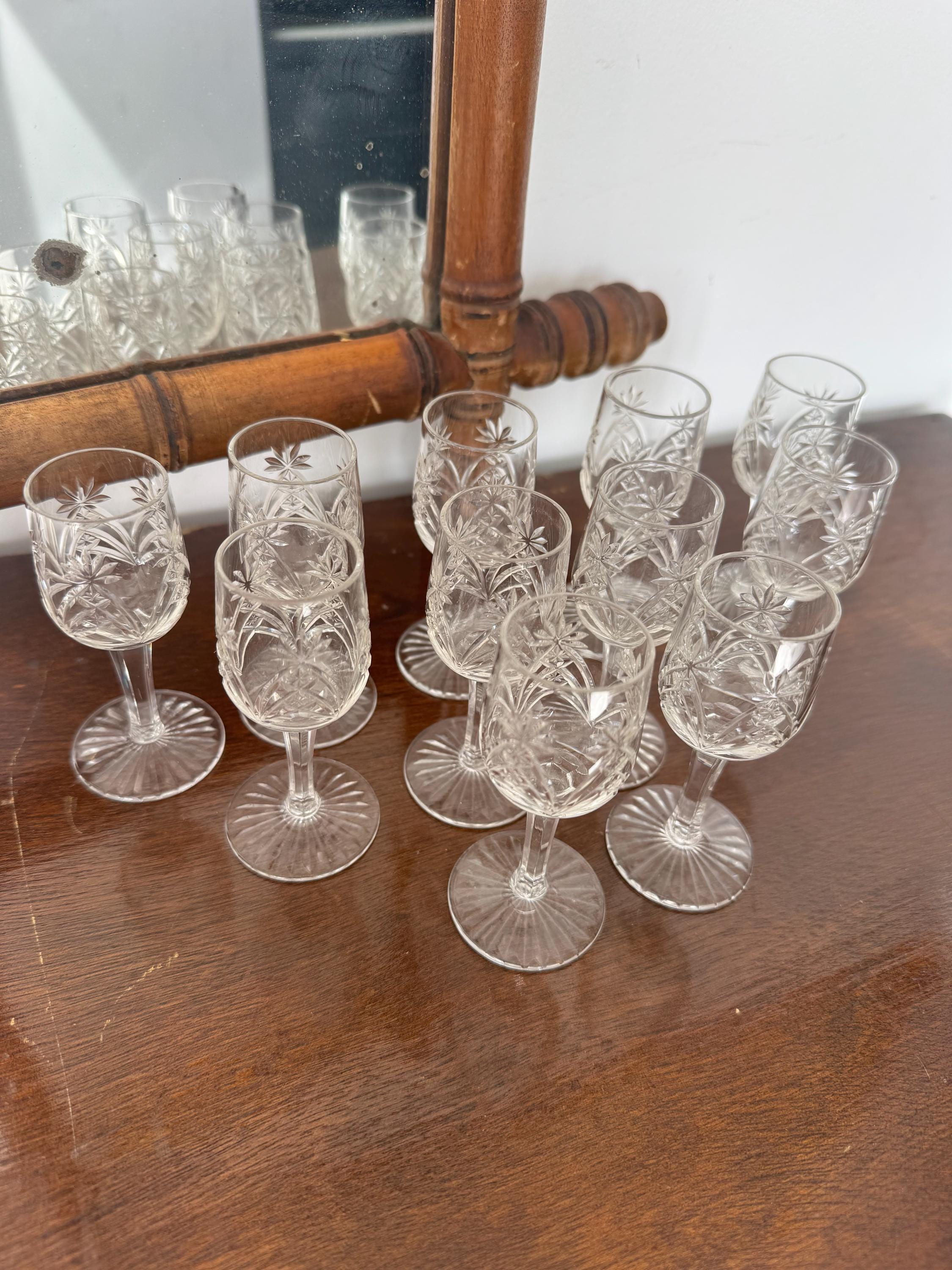 Verres cristal Baccarat petit verre liqueur