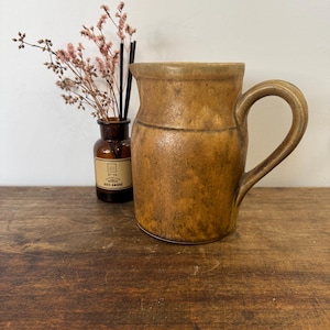 Vintage stoneware pitcher