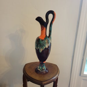 French earthenware vase