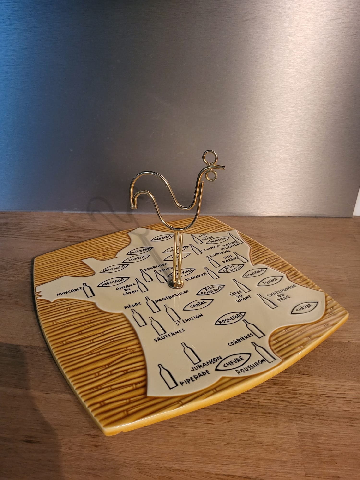 Plateau à fromage - Céramique vintage