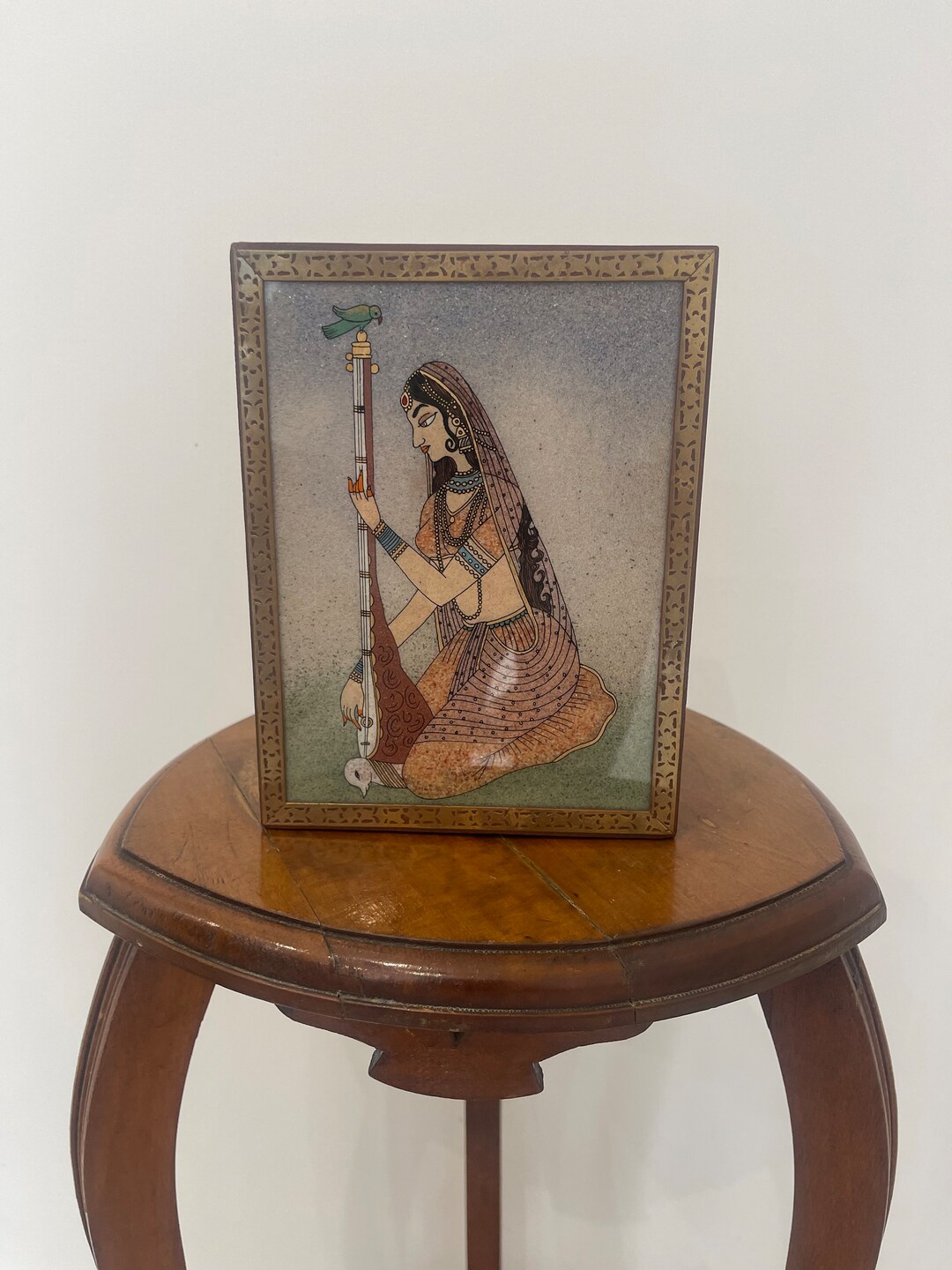 Indian Wooden Jewelry Box India Zither Etsy