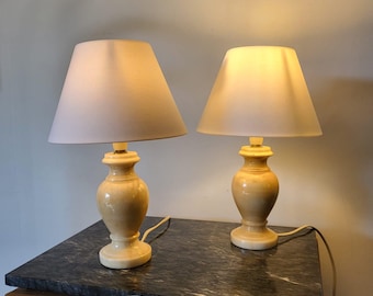 Alabaster lamps