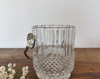 Crystal ice bucket