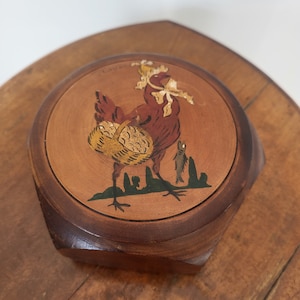 Handcrafted wooden box from Troyes