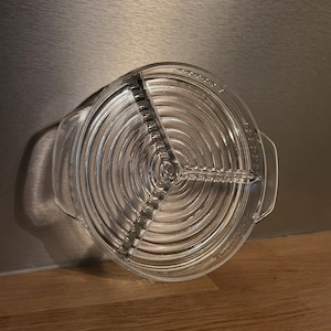 Plato de aperitivo de cristal