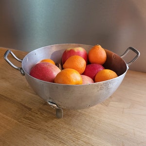 Vintage aluminum colander