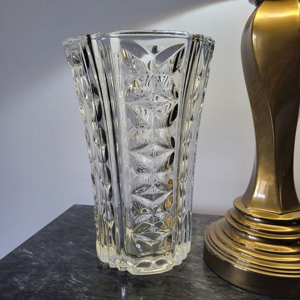 Ancien vase cristal grand vase