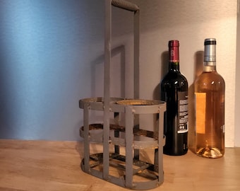 Old bottle basket