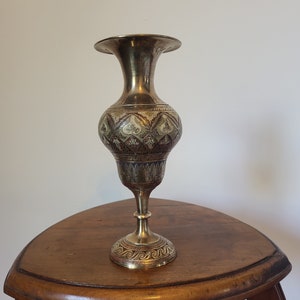 Vintage Indian Brass Vase
