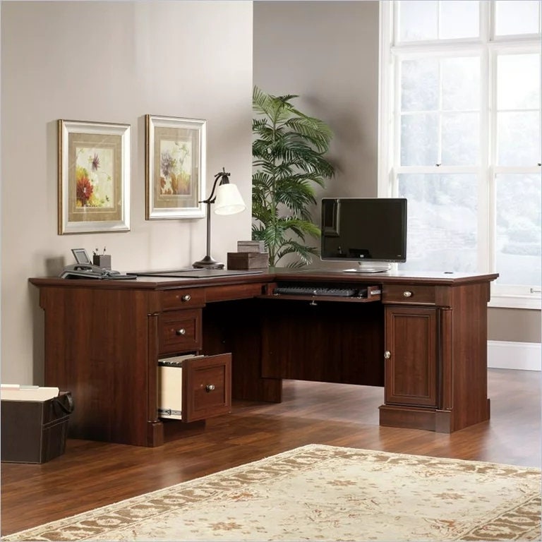 Sauder l on sale shaped desk palladia