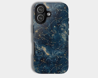 Celestial Constellation iPhone Case Galaxy-Inspired Gifts Zodiac Astrology Enthusiasts Night Sky Stargazer & Dreamers Galaxy Universe Space