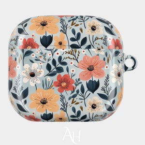 Blossoming Wildflower AirPods Case for Pro 1 2 & Gen 1 2 3 4 Nature Enthusiast Captivating Wildflower Floral Gift Summer Bloom Spring Beauty