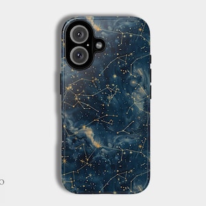Celestial Constellation Phone Case for iPhone 16, Samsung Galaxy S24, Google Pixel 8 & more Astrology Gift Zodiac Constellation Phone Case