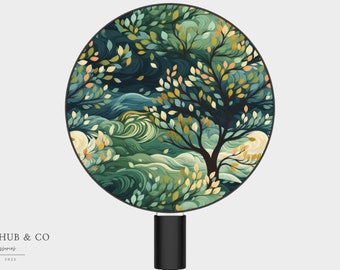 Whimsical Winds Wireless Charger QI Nature Gift Wildflower Nature Charger l Phone Wireless Charger Tree MagSafe