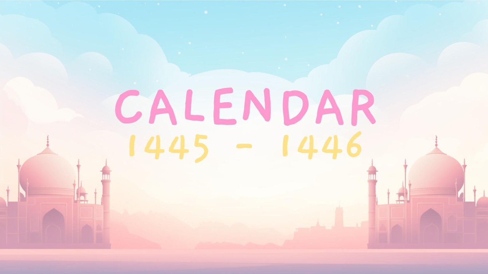 Islamic Calendar 2025 Hijri Calendar 2025 Hijri Calendar Etsy