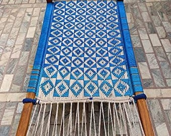 Traditional Indian khat Handcrafted wooden bed, Unique culture artistry bed , Rajasthani besi Punjabi style khat , Indian Charpai