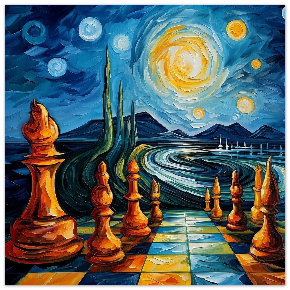 Falling Chess Pieces On The Chessboard Poster by Cavan Images - Fine Art  America