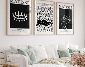 Henri Matisse Art Prints, Mid Century Modern Galerie-Set (Digitaler Download)