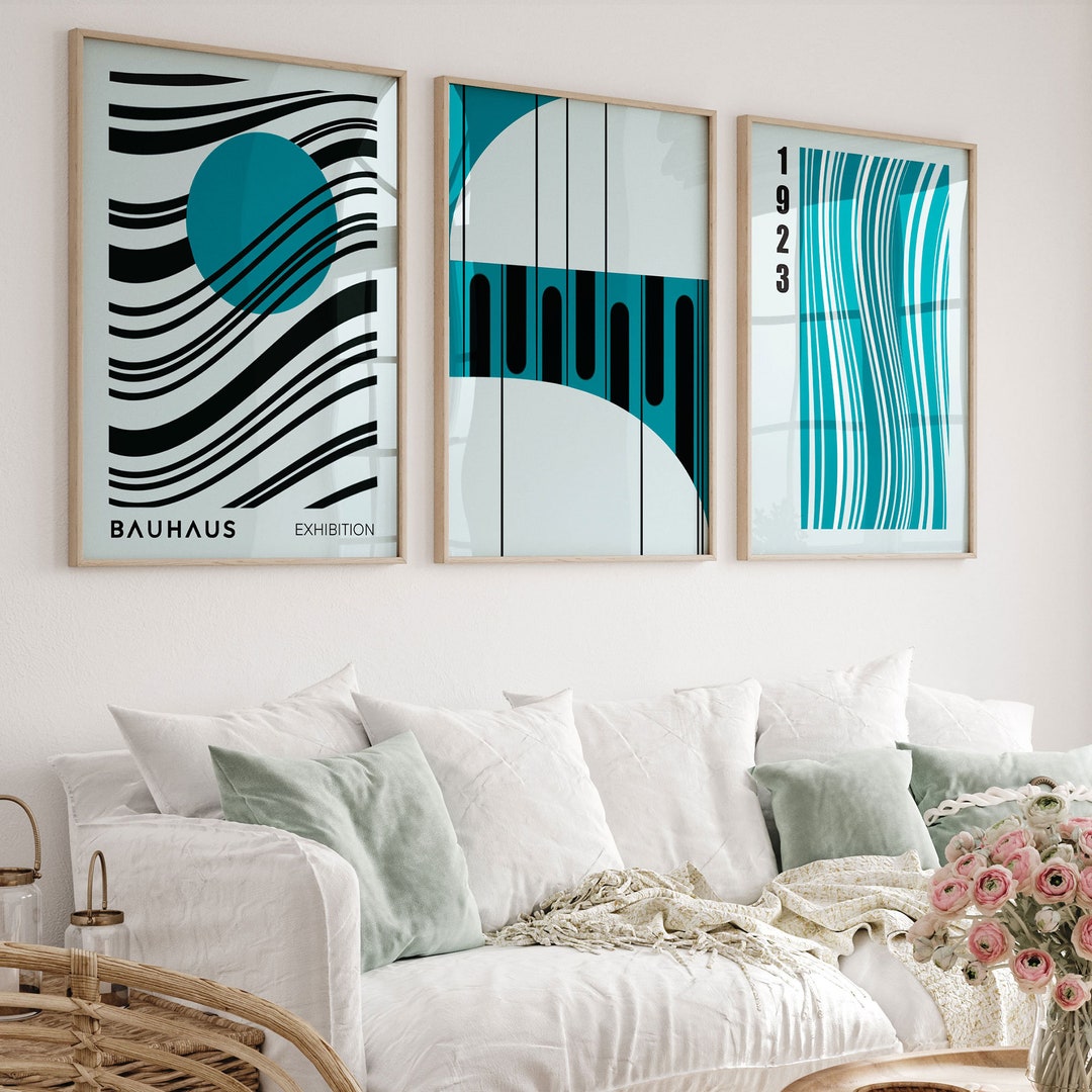 Bauhaus Art Downloadable Wall Art Poster Digital Gallery Wall Set and ...