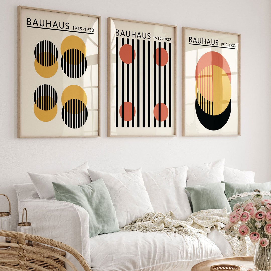 Bauhaus Print Downloadable Wall Art Poster for a Digital Gallery Wall ...