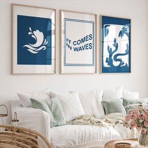 Coastal Art Prints, Large Wall Decor and Room Aesthetics