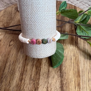 Personalized Stacking Bracelets | Woman’s Beaded Bracelet | Woman’s Bracelet | Kids Bracelets | Name Bracelets | Gifts For Her | Mom Gifts