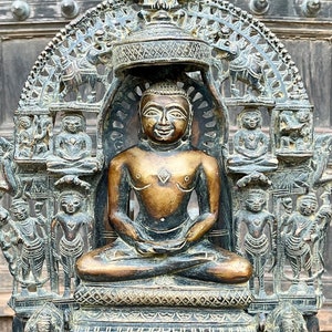 Antike handgeschnitzte Buddha-Statue, spirituelle Figur, antike Sammlung, Meditation Buddha, Buddha-Skulptur, Wohnkultur, Geschenke