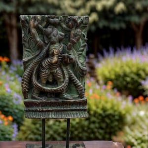 Hanuman, Hand carved Wood Hanuman Figure, Lord Hanuman, Hindu God, Indian Decor, Bajrangbali Idol, Handmade decor, Idol of Fearless