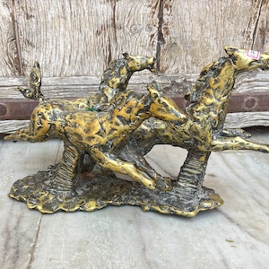Animal Sculpture,Exclusive Carved Brass Horse Family Statue,Old Art Piece,Horse Lover Gift,Decorative Horse Figurine,Indian Handicraft Decor