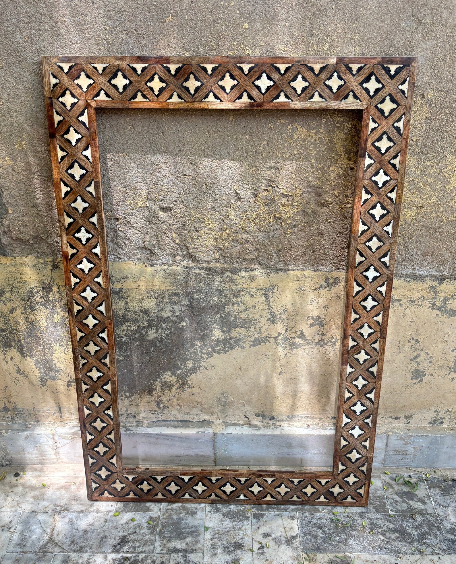 Designer Inlaid Frame, Wooden Bone Inlay Mirror Frame, Living, Office ...