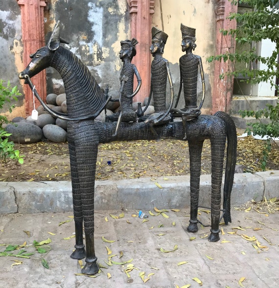 馬、ブロンド像3体セット 【公式通販】