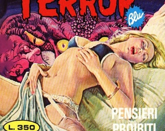 Terror Blu (1) - BD italiens vintage - série complète - première partie (nn. 1-50) de 52 numéros en format numerique (pdf)