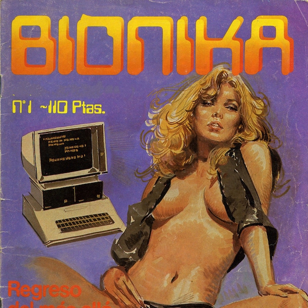 Bionika (in Spanish) - vintage comics by Giovanni Romanini - complete series of 10 issues in digital (pdf) in Spanish