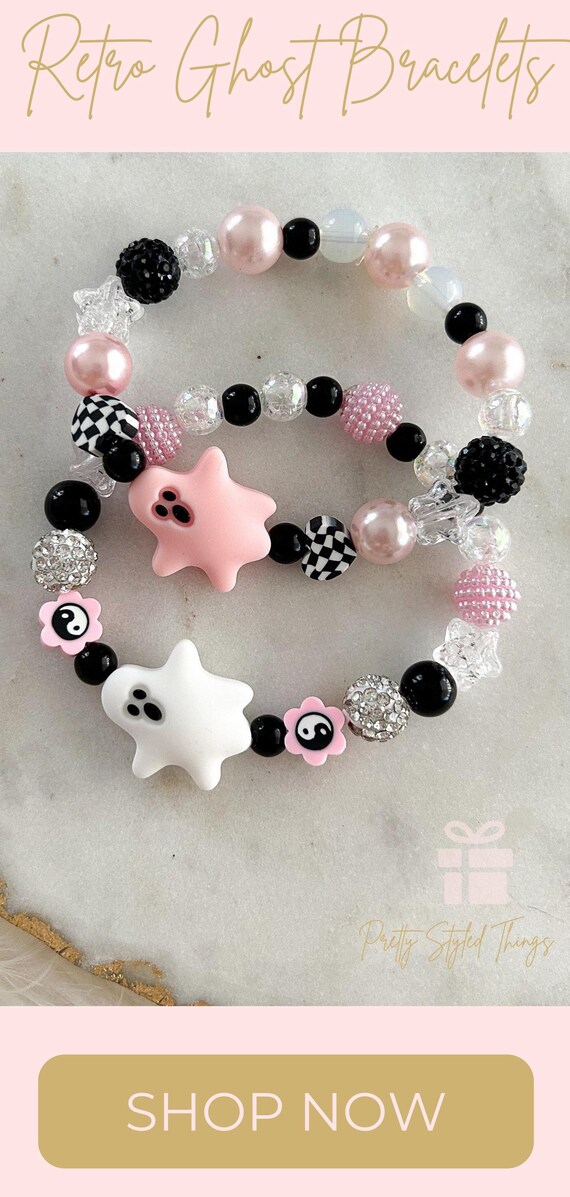 Retro Ghost Halloween Bracelet for Women Halloween Jewelry With 