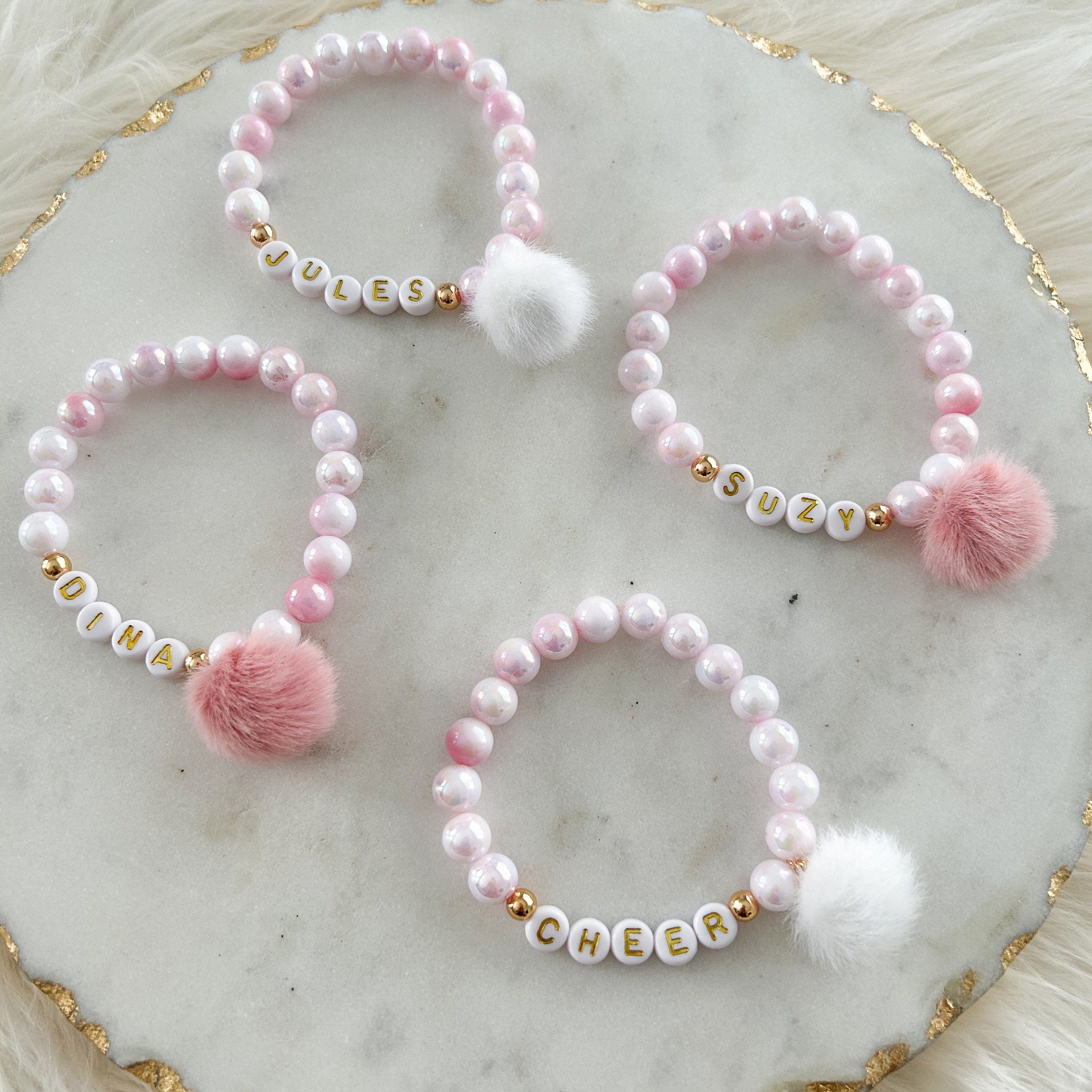 Bracciale Cheerleader Con Carta Di Incoraggiamento - Gioiello Portafortuna Regolabile Per Squadra