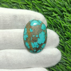 Oval Natural Tibetan Turquoise Cabochon For Jewelry Making