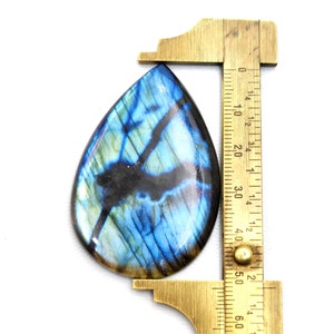 AAA Quality Blue Labradorite Gemstone Wholesale Price Stone Natural Blue Labradorite Cabochons Handmade And hand polished. image 2