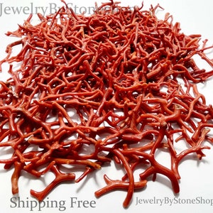 Italian Coral Stick Lot Italian Red Coral Stick, Top Quality Coral Polished Stick, 100% Natural Coral Gemstone, Beautiful Red Coral Stick