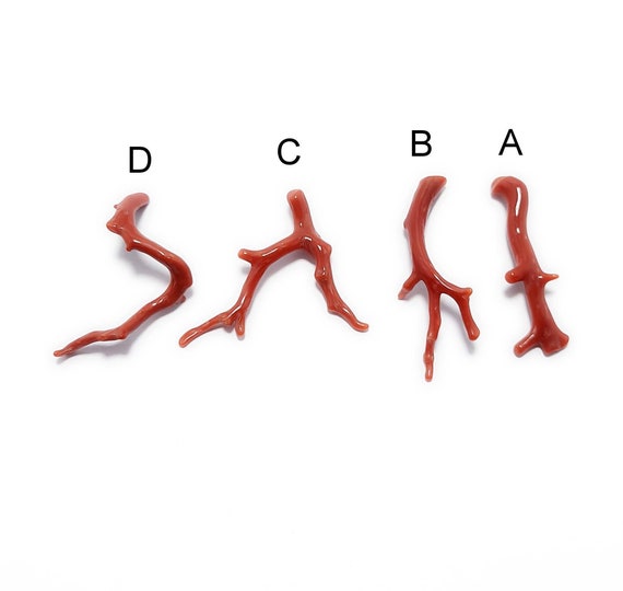 Red Coral Branch: Natural Italian Gemstone Stick, Jewelry Making