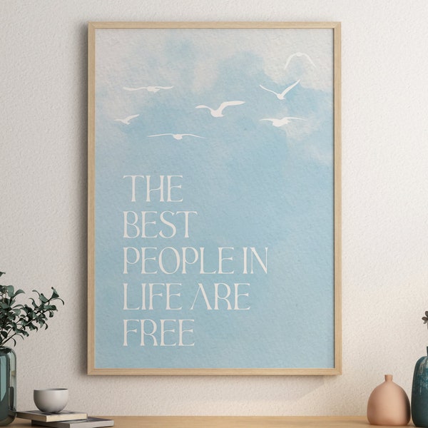 New Romantics print, The best people in life are free, Taylor Poster, 1989 album, minimalist wall art, DIGITAL.