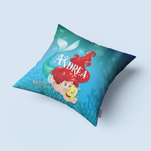 The little Mermaid Luxury Pillow | Gift | 16&quot;