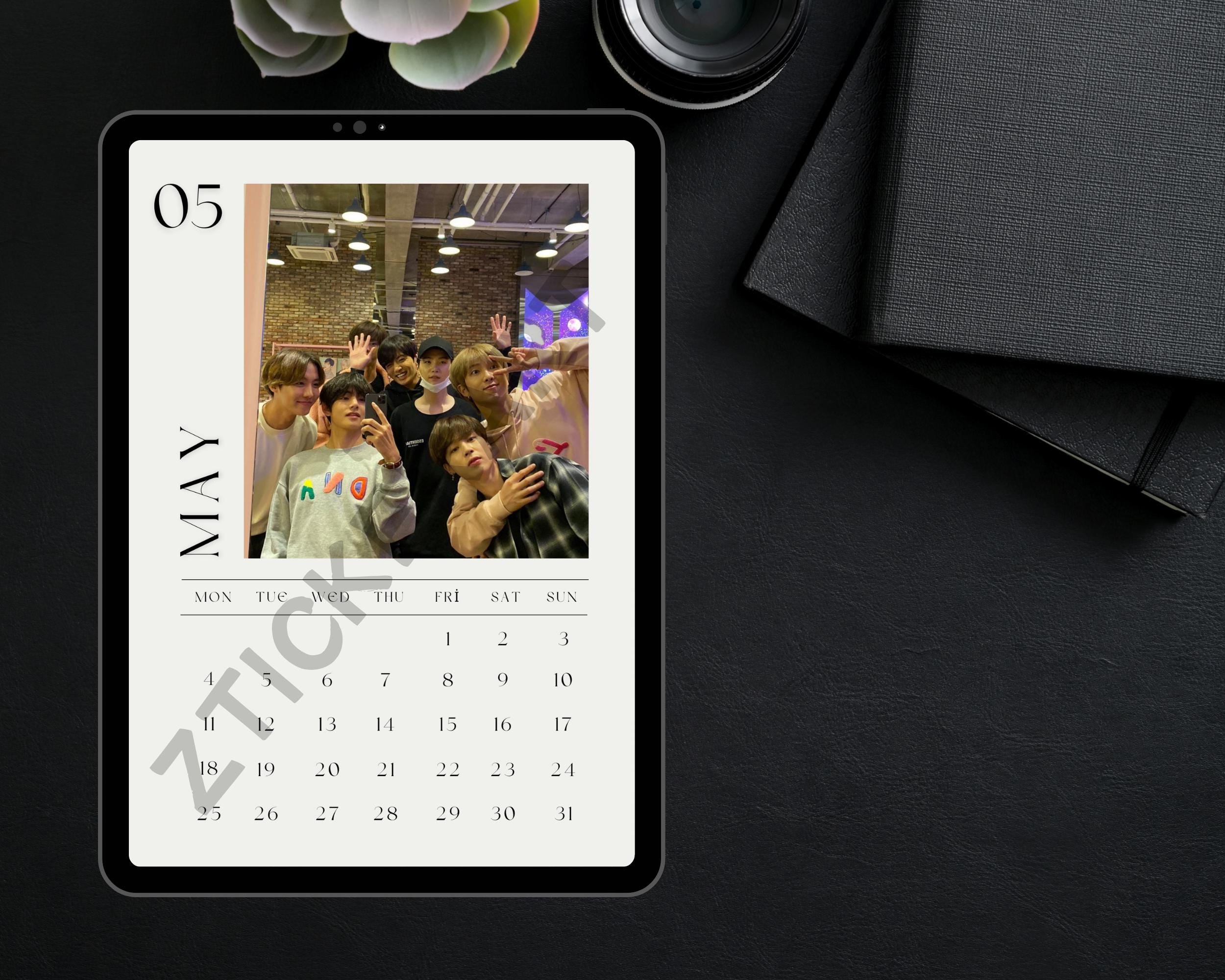 Daily Notes Bts Design BTS Calendar | Bts 2026 Calendar | Bts Planner | Bts Calendar | Bts ...