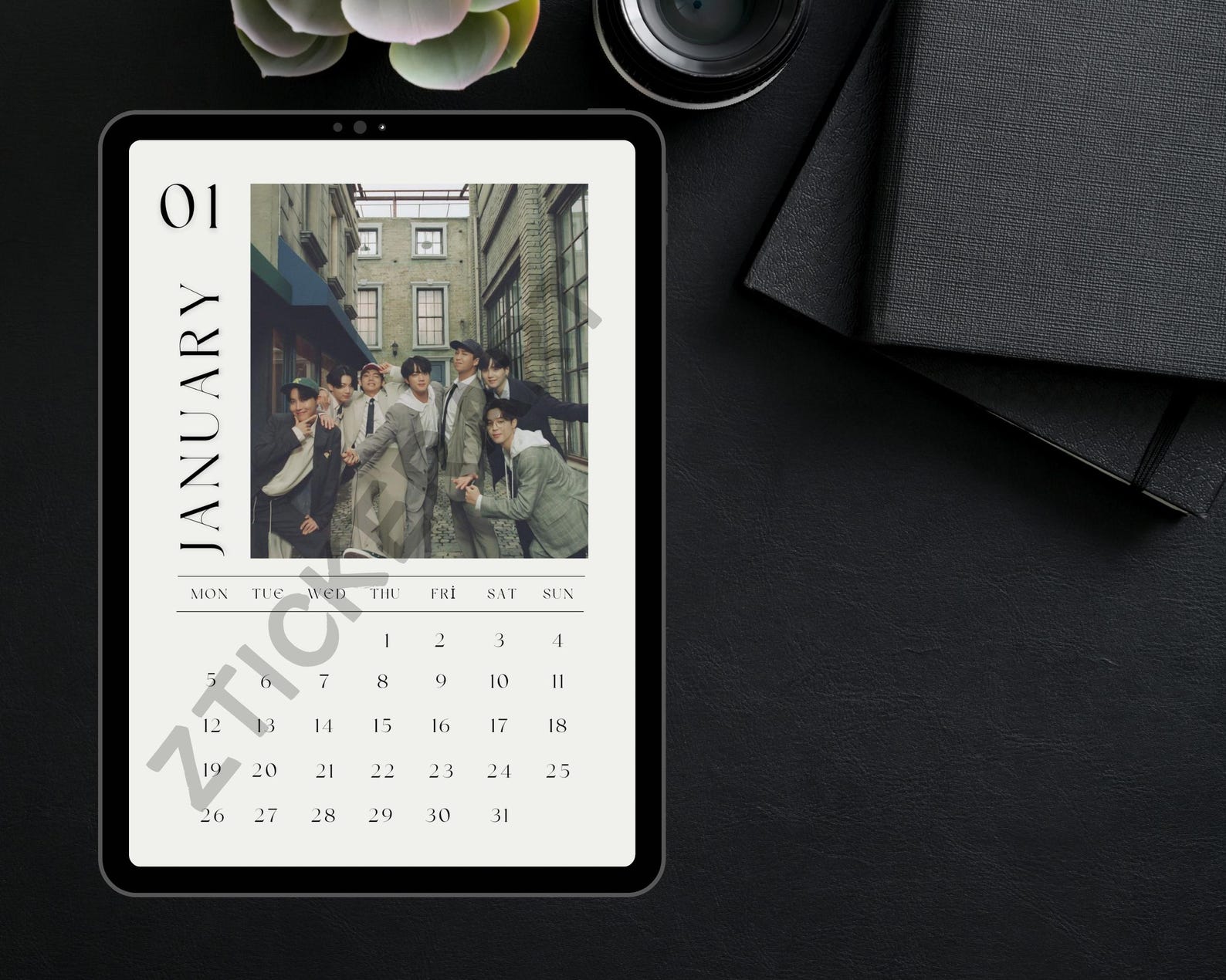 Daily Notes Bts Design BTS Calendar | Bts 2026 Calendar | Bts Planner | Bts Calendar | Bts ...