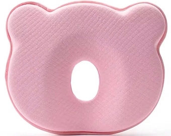 Bear-Shaped Toddler Pillow: Soft Head Support for Stroller, Car Seat