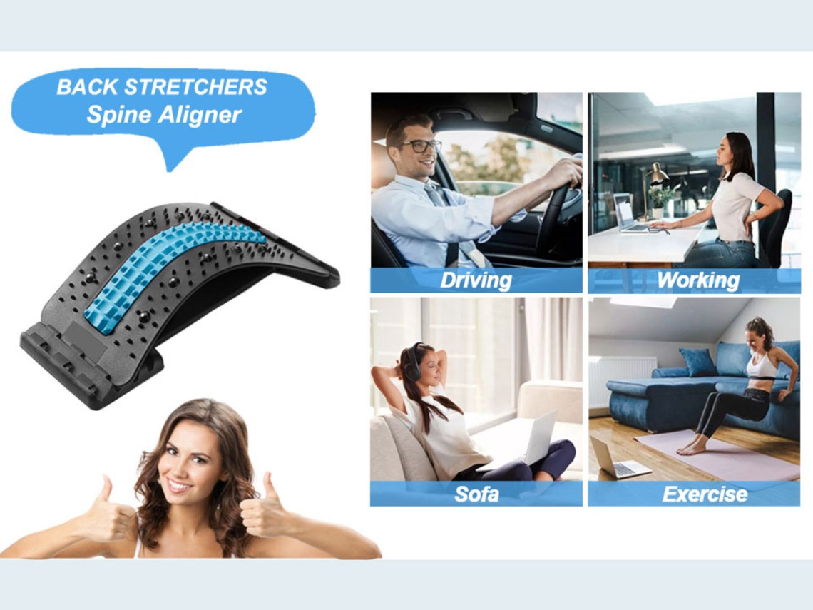 Magnetic Therapy Back Stretcher  Multi-Level Adjustable image 5