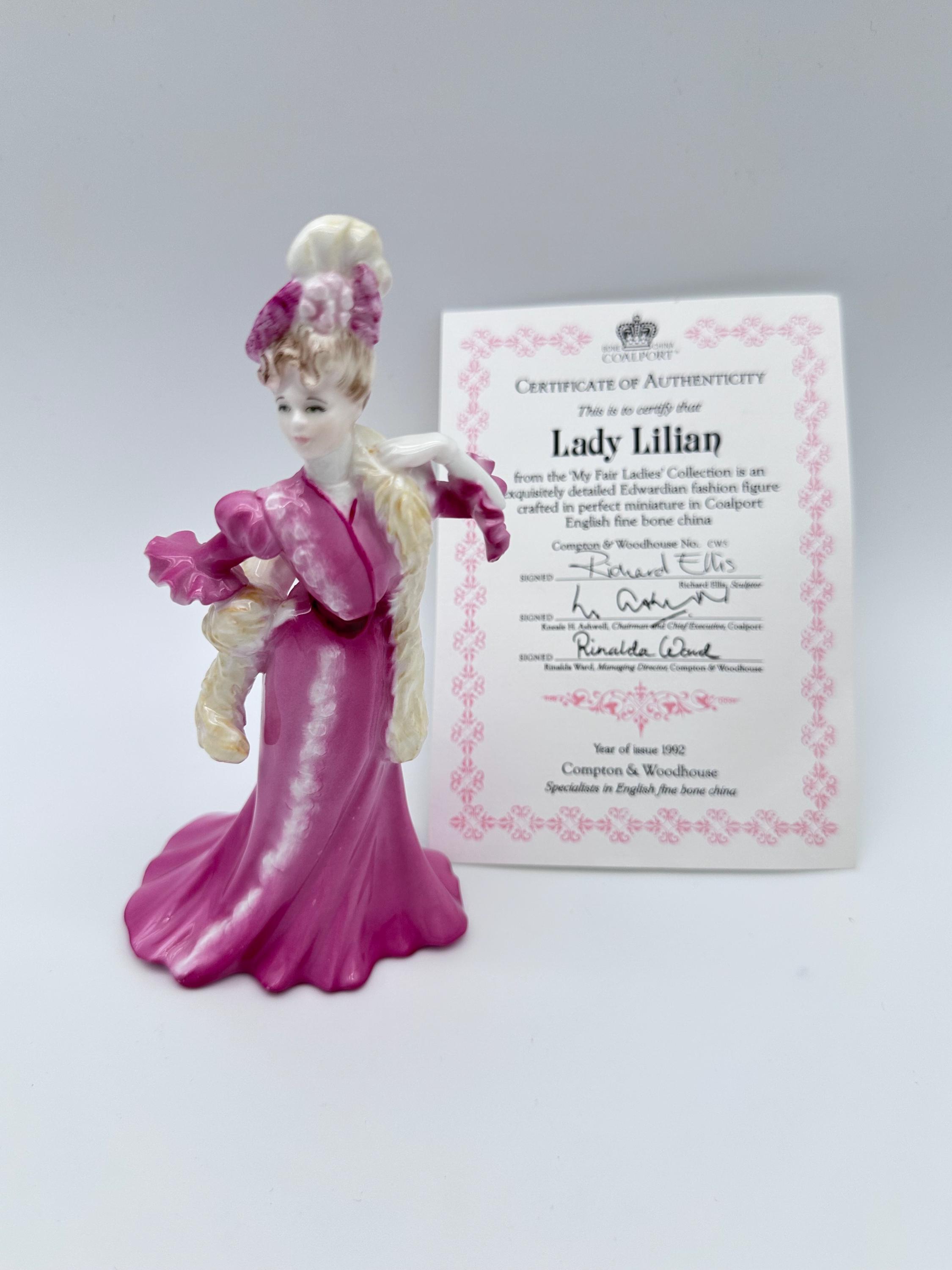 Coalport My Fair Ladies Collection “lady Lillian” Boxed With
