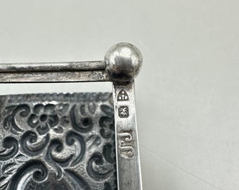 スターリングシルバー ホールマーク　マッチケース　アンティーク　ネックレス スターリングシルバー ホールマーク マッチケース アンティーク ネックレス